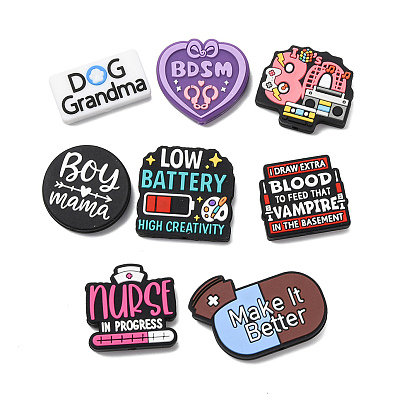 Силиконовые бусины, слово, фокусные бусы