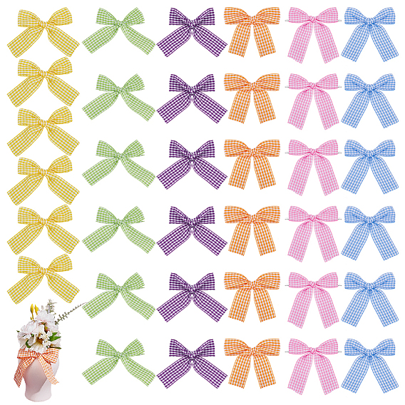 36 шт. 6 цвета полиэстер одежда аксессуары, бантом