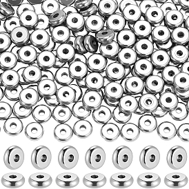 304 Stainless Steel Beads, Flat Round