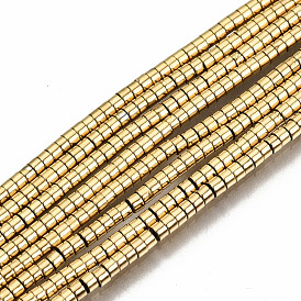 Electroplate Non-magnetic Synthetic Hematite Beads Strands, Column