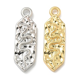 Стойки обшивки латунные подвески, долговечный, без свинца и без кадмия, ромб с подвесками в виде змей