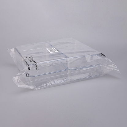 Polystyrene Storage Containers Box Case, with Lids, Rectangle