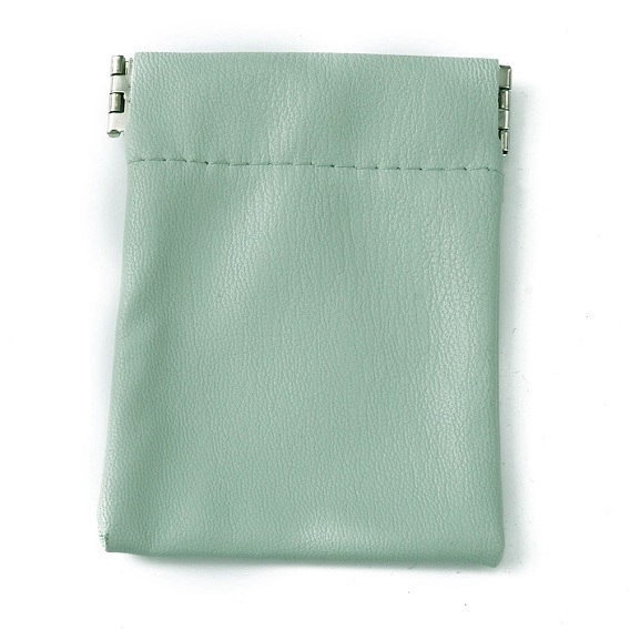 PU Leather Earphone Pouches, Headphone Storage Bags, with Snap Spring Closure