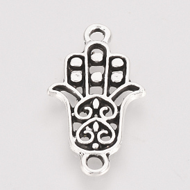 Звенья / разъемы из сплава в тибетском стиле, Хамса рука / рука Мириам, без кадмия и без свинца