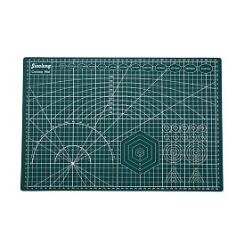 A3 ПВХ самовосстанавливающийся коврик для резки ПВХ, двухсторонняя разделочная доска с сеткой, для ремесленного искусства