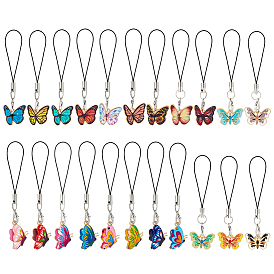 22Мобильные ремни из сплава эмали, бабочка