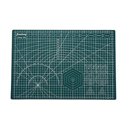 A3 ПВХ самовосстанавливающийся коврик для резки ПВХ, двухсторонняя разделочная доска с сеткой, для ремесленного искусства