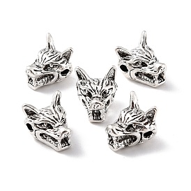 Alloy Beads, Wolf