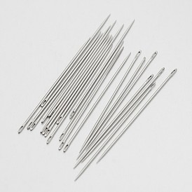Carbon Steel Sewing Needles, 4.2x0.07cm, about 50pcs/bag