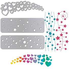 Углеродистая сталь разрезает трафареты, для diy scrapbooking, Фотоальбом, декоративная бумага для тиснения, цвет нержавеющей стали