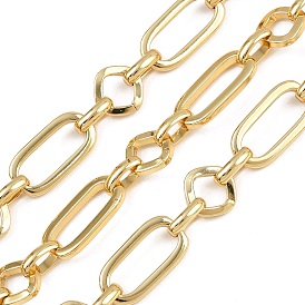 Латунные овальные звенья цепи, с катушкой, несварные, без свинца и без кадмия, долговечный, без свинца, без никеля и без кадмия