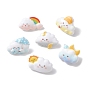 Resin Cloud Drawing Pins, with Iron Pins, for Photos Wall, Maps, Bulletin Board or Corkboards