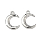 Alloy Pendants, Moon Charms