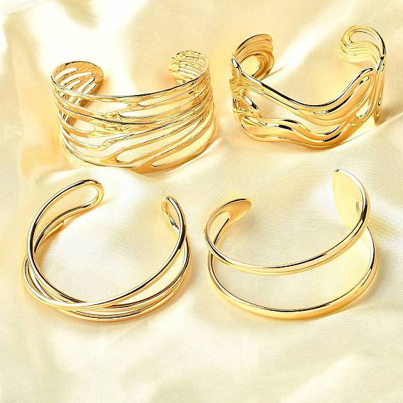 304 женские браслеты-манжеты из нержавеющей стали