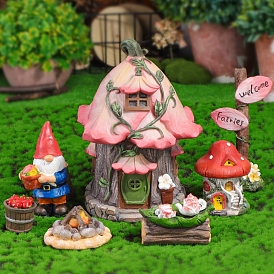 Ornements miniatures en résine, accessoires de maison de poupée micro paysage, faire semblant de décorations d'accessoires