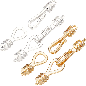 10 сумки 2 цвета латуни застежки-крючки и S-образные крючки