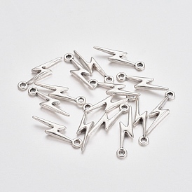 Tibetan Style Zinc Alloy Pendants, Lightning Bolt