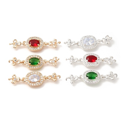 Стойка металлическая латунная микропрофилированная кубическая циркония подвески, со стеклом, долговечный, без свинца и без кадмия, плоские круглые с клевером