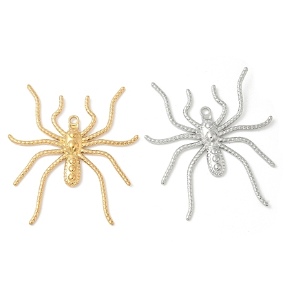 Хэллоуин 304 из нержавеющей стали подвески, прелести паука, ионное покрытие (ip)