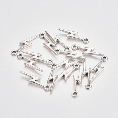 Tibetan Style Zinc Alloy Pendants, Lightning Bolt