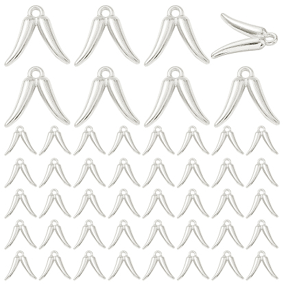 60 шт. Подвески из сплава в тибетском стиле, острый перец