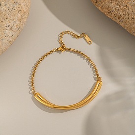 304 браслеты из нержавеющей стали Rolo Link для женщин