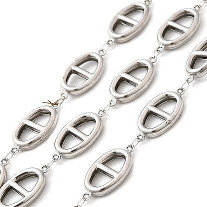 304 цепи из нержавеющей стали ссылка, несварные, овальные, с катушкой