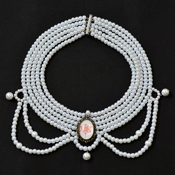 Free Tutorial Multi-stranded Pearl Choker Necklace