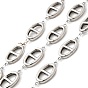 304 цепи из нержавеющей стали ссылка, несварные, овальные, с катушкой