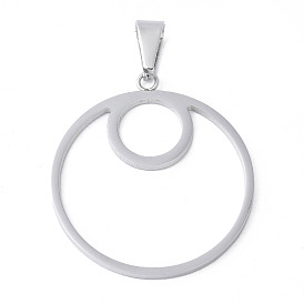 304 подвески из нержавеющей стали, кольцо очарование, анти-тускнение