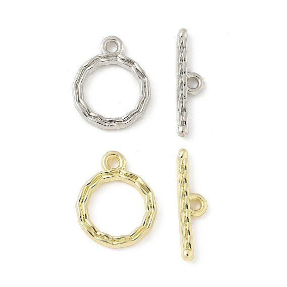 Застежка тоггл из сплава, без кадмия и без свинца, стойки покрытие, кольцо