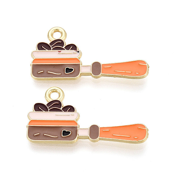 Подвески из сплава и эмали, амулеты для сковородок, золотые