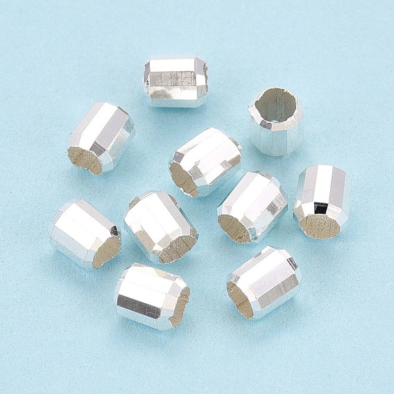 925 шарики стерлингового серебра, колонка, граненые