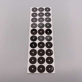 Plastic Billiard Spot Stickers, Self-Adhesive Billiards Ball Point Stick, Round