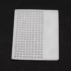 Contre les cartes de perles en plastique, pour compter les billes 4mm 200, rectangle