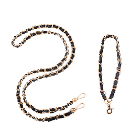 Цепные ремни, железные обочины и искусственная кожа, с поворотными застежками когтя омара