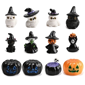 Halloween Resin Figurine Statues for Home Office Desktop Decoration