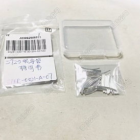 16pcs tube 925 perles en argent sterling