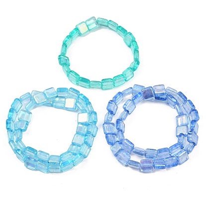 Чешские прессованные стеклянные бусины, квадратный