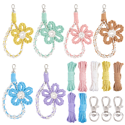 Наборы для самостоятельного изготовления мобильного ремня, в том числе хлопковые нитки, застежками сплава поворотные