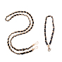 Bag Strap Chains,Iron Curb Chains and PU Leather, with Swivel Lobster Claw Clasps