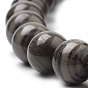 Natural Wood Lace Stone Beads Strands, Round