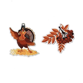 Подвески из акрила с принтом в виде Дня благодарения