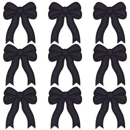 Вышивка на ткани, сетка на нашивках, термоклей, аксессуары для костюма, аппликация, бантом