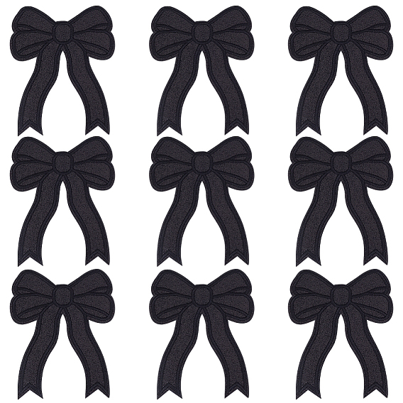 Вышивка на ткани, сетка на нашивках, термоклей, аксессуары для костюма, аппликация, бантом