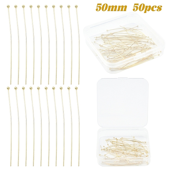 50шт. 304 штифты с шаровой головкой из нержавеющей стали