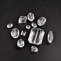 Transparent Acrylic Beads, Faceted, Mixed Style, 14~45x7~33x7~20mm, Hole: 2~3mm