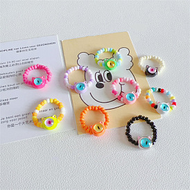 Стеклянные кольца для женщин и девушек, кошка