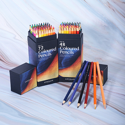 China Factory Wooden Colored Pencils for Adults and Kids, Drawing Pencils,  for Sketch, Arts, Coloring Books 17.6x0.72cm, 72pcs/set in bulk online 