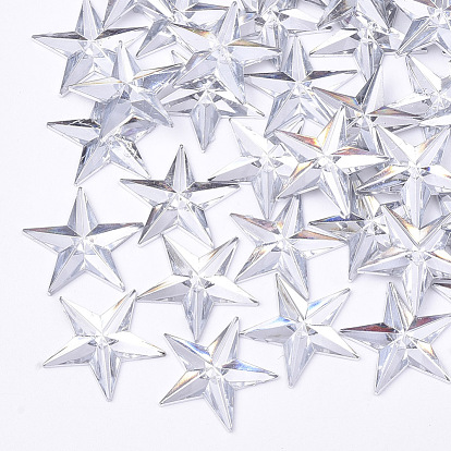 Plastic Cabochons, Star